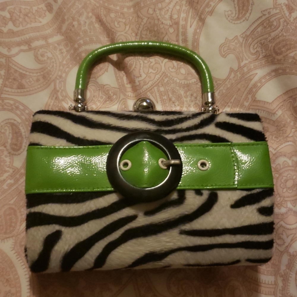 Gymboree Mod Zebra Vintage Purse Rare